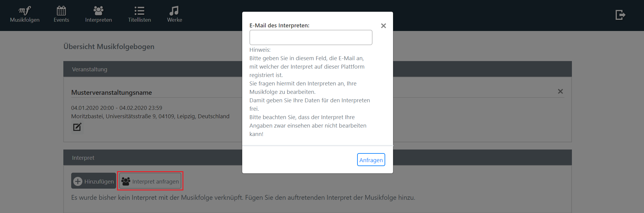 Menu Interpreters